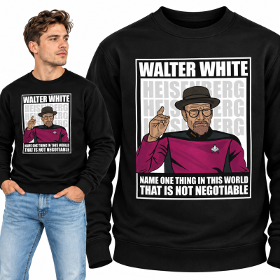 BLUZA ŚMIESZNA CAPTAIN PIXARD HEISENBERG